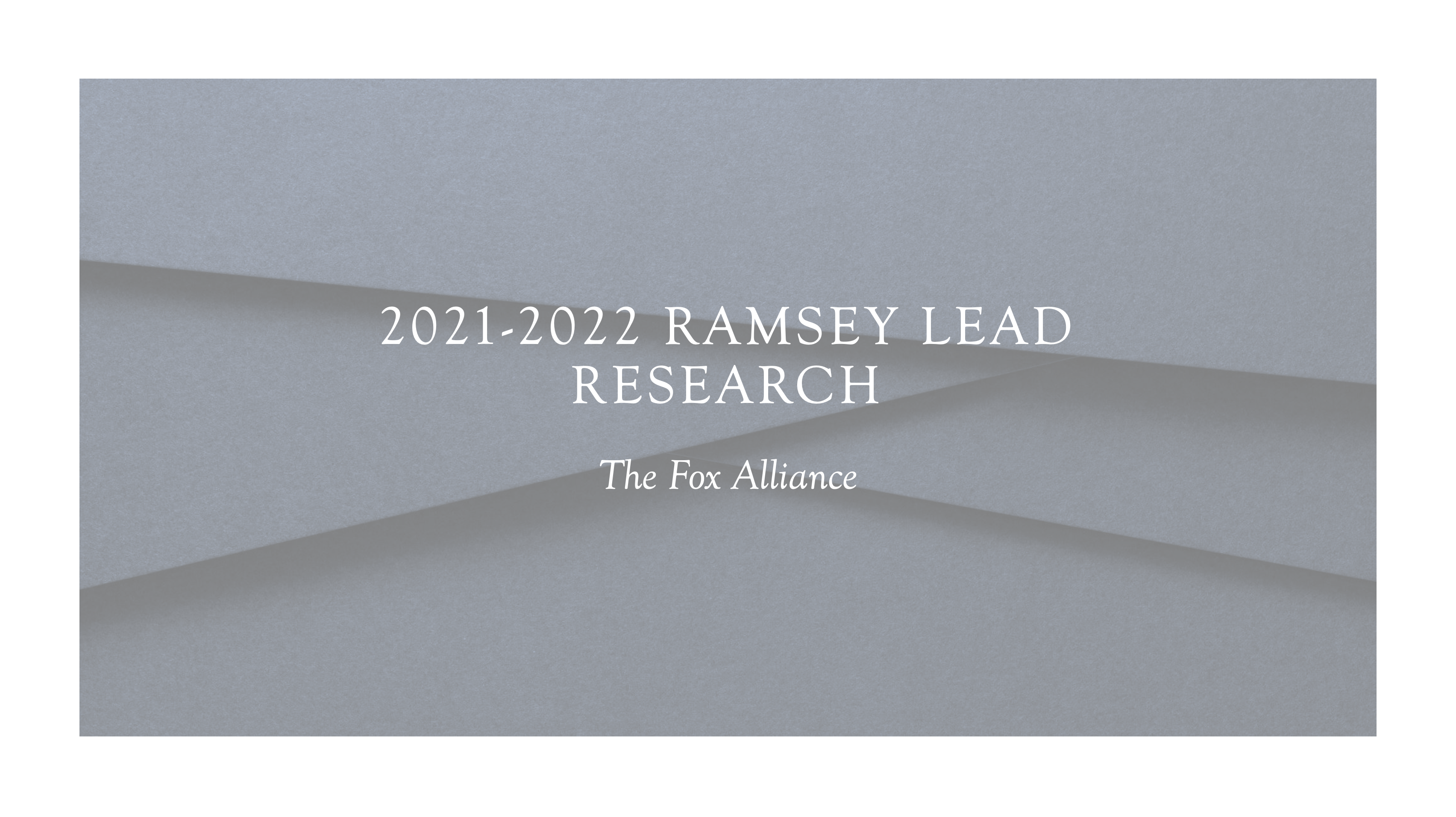 Lead conversion research presentation slide